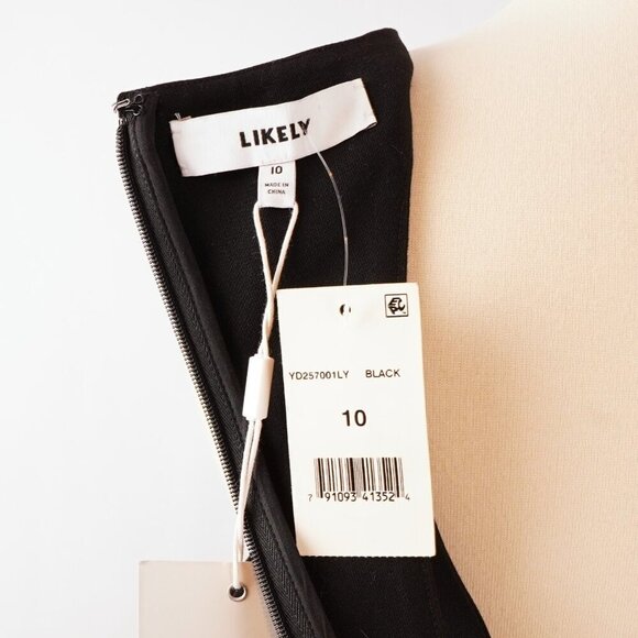 Likely Albury Cutout Pencil Dress Black - Size 10 - NWT - Picture 7 of 8